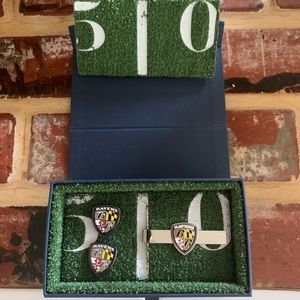 Baltimore Ravens Tie // Money Clip // Cuff Links